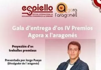 Espiello. Gala entrega de premios Agora x l´aragonés en Boltaña
