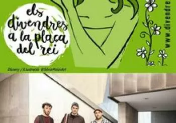 Flowk a la plaça del Rei en Barcelona