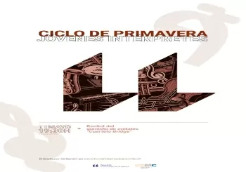 Ciclo de Primavera de Jóvenes Intérpretes 11 de Mayo 