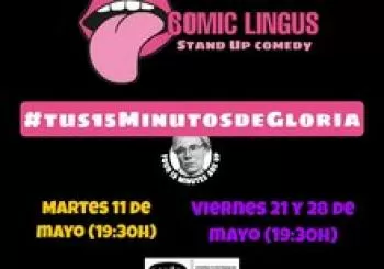 COMIC LINGUS MONÓLOGOS #tus15minutosdegloria en Barcelona