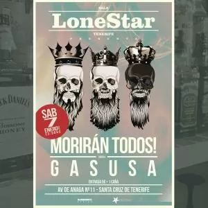 Morirán Todos! y Gasusa en directo en S.C. de Tenerife