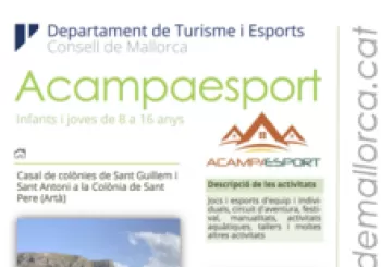 JEE - ACAMPAESPORT - T6 - GRUP B (8 a 11 ANYS): 26 de juliol a l'1 d'agost 2021 (7 dies) en Artà (Mallorca)