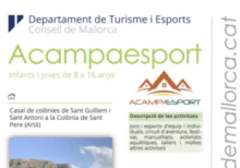 JEE - ACAMPAESPORT - T2 - GRUP A (8 a 11 ANYS): 28 de juny al 4 de juliol 2021 (7 dies) en Artà (Mallorca)