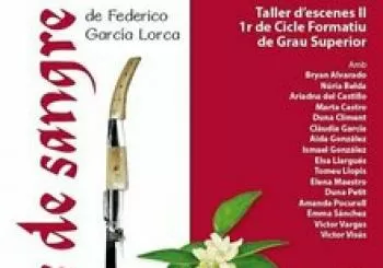 Bodas de sangre. Taller d'escenes II de 1r del Cicle Formatiu de Grau Superior en L'Hospitalet de Llobregat