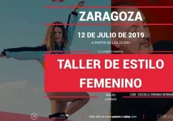 Taller de baile Escuela Virginia Bernabeu Pause&Play en Zaragoza