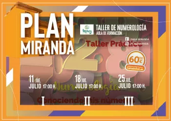Taller de numerología - Plan Miranda