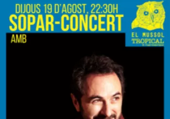 Sopar-Concert amb Caïm Riba, al Mussol Tropical de St.Cugat Sesgarrigues! en Sant Cugat Sesgarrigues