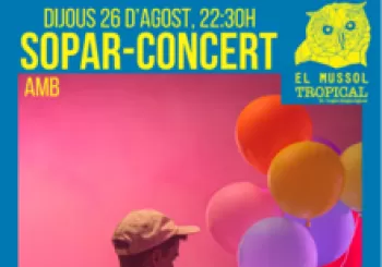 Sopar-Concert amb Ferran Palau, al Mussol Tropical de St.Cugat ! en Sant Cugat Sesgarrigues