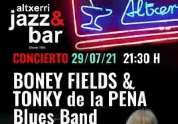 Boney Fields & Tonky de la Peña Blues Band en San Sebastián-Donostia