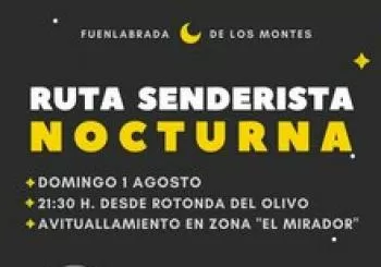 RUTA SENDERISTA NOCTURNA en FUENLABRADA DE LOS MONTES