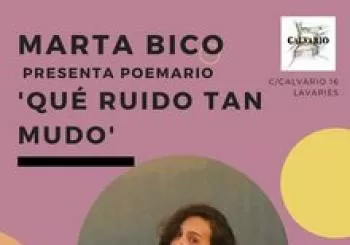 Marta Bico presenta poemario 'Qué ruido tan mudo' en Madrid