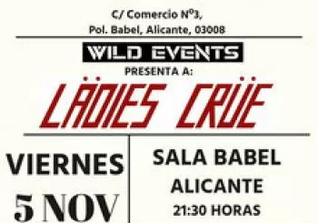 LÄDIES CRÜE SALA BABEL ALICANTE