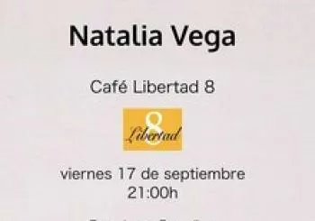 Natalia Vega en Café Libertad 8 en Madrid