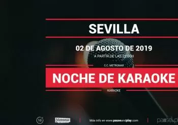 Noche de karaoke en SEVILLA C.C. METROMAR en Mairena del Aljarafe Sevilla