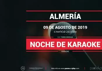 Noche de karaoke en ALMERÍA C.C. TORRECÁRDENAS en Almería