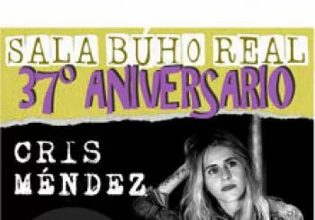 CRIS MÉNDEZ en concierto (37º Aniversario Sala Búho Real) en Madrid