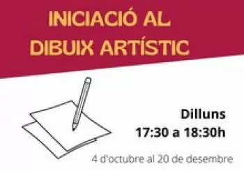 TALLER D'INICIACIÓ AL DIBUIX ARTÍSTIC en Barcelona