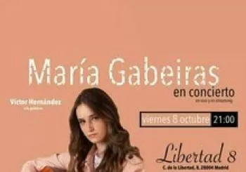 María Gabeiras en Café Libertad 8 en Madrid