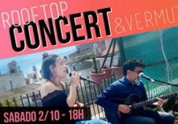 Rooftop Home Concert al aire libre! Vanessa Bissiri & Mario Maeso en Barcelona
