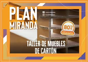 Taller muebles de cartón - Plan Miranda