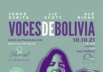 VOCES DE BOLIVIA (Liz Scott,Jorge Zurita y Ale Rivas) a Madrid