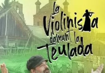 LA VIOLINISTA DAMUNT LA TEULADA en Barcelona