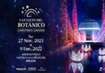 Las luces del botánico de en Málaga
