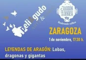 EL JARDÍN DE LAS ARTES: Halloween Peliagudo. Leyendas de Aragón: Lobas, Dragonas y Gigantas en Zaragoza