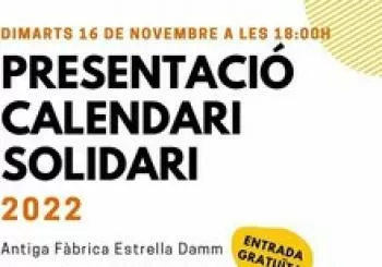 Presentació Calendari Solidari Esclat 2022 en Barcelona