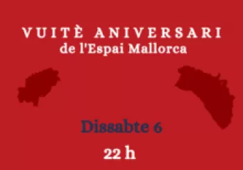 Concert de Borja Olives - 8è ANIVERSARI ESPAI MALLORCA en Barcelona