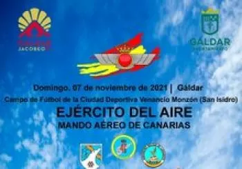 Exhibición Patrulla Acrobática de Paracaidismo del Ejército del Aire con motivo de Gáldar Jacobeo 21·22