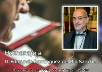 Homenaje a Edmundo Domínguez del Río Sánchez en Gáldar