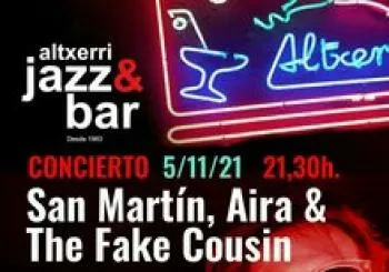SAN MARTIN, AIRA & THE FAKE COUSIN en San Sebastián-Donostia