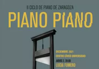 LUCIA FUMERO / PIANO PIANO 2021 en Zaragoza