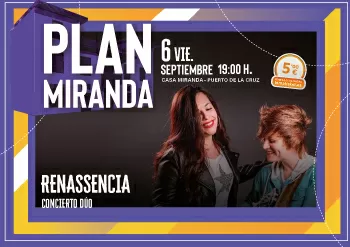 Concierto dúo Renassencia - Plan Miranda