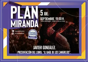 Presentación libro El baúl de los cangrejos - Plan Miranda