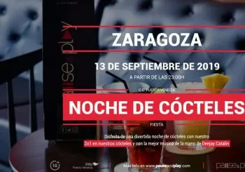 Noche de cócteles con Deejay Catalin en Pause&Play en Zaragoza