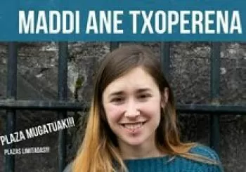 Maddi Ane Txoperena Gaubeako Irakurle Klubean en Uribarri Gaubea /Villanueva de Valdegovía