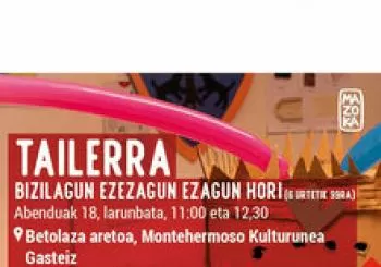 Taller (de 6 a 99 años) | Bizilagun ezagun ezezagun hori en Vitoria-Gasteiz