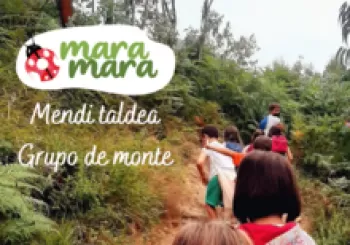 Mendi taldea /Grupo de monte en Sopela