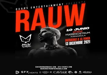 Entradas Rauw Alejandro en concierto en Málaga