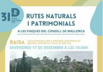 Visita a Raixa (específica per a persones amb mobilitat reduïda, deficiència visual o auditiva) - Diada de Mallorca 2021 en Bunyola