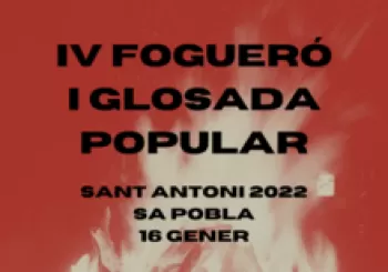 Fogueró i glosada popular | Sant Antoni sa Pobla 2022