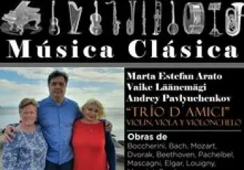 Trío D´Amici: Violín, Viola y Violonchelo | Marta Estefan Arato, Vaike Läänemägo y Andrey Paylyuchenkov en Sala Teatro Timanfaya en Pto. de la Cruz