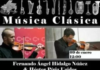 Música Clásica | Concierto de violín. Fernando Ángel Hidalgo Núñez y Héctor Píriz Ugidos en Sala Teatro Timanfaya en Pto. de la Cruz