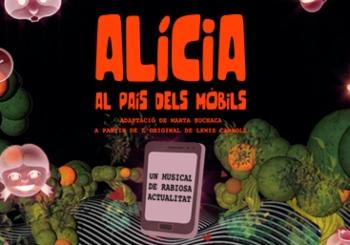 Alicia al país dels mòbils en Barcelona