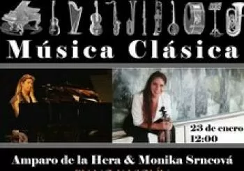 Música Clásica - Dúo de Piano y Violín | Amparo de la Hera y Monika Srncová, en Sala Teatro Timanfaya en Pto. de la Cruz