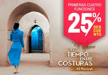 El tiempo entre costuras, el musical en Madrid