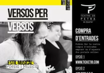 VERSOS PER VERSOS (POESIA I MÚSICA) en Petra