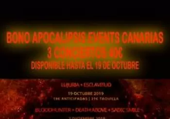 Bono Apocalipsis Events Canarias. En Santa Cruz de Tenerife